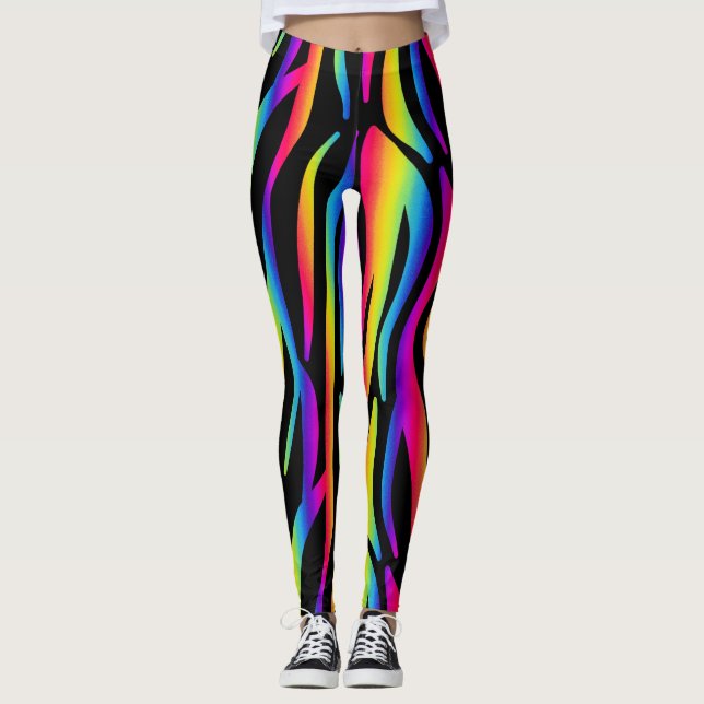 Rainbow Pattern Leggings (Front)