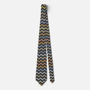 Rainbow Pattern mini Stars Neck Tie