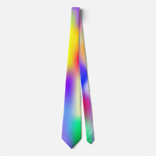 Rainbow Pattern Neck Tie