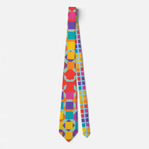 Rainbow Pattern Neck Tie
