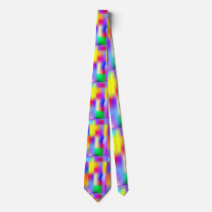 Rainbow Pattern Neck Tie