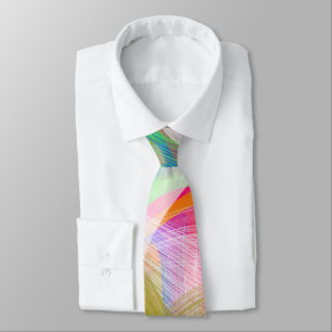Rainbow Pattern Neck Tie