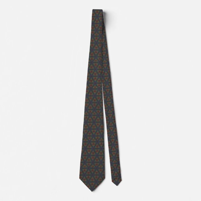 Rainbow Pattern Neck Tie (Front)