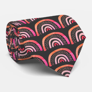 Rainbow Pattern Neck Tie