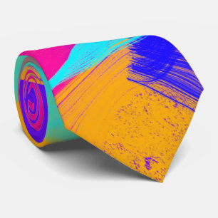 Rainbow Pattern Neck Tie