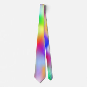 Rainbow Pattern Neck Tie