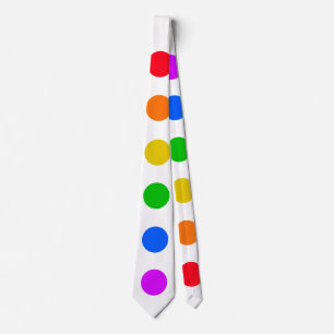 Rainbow Pattern Neck Tie