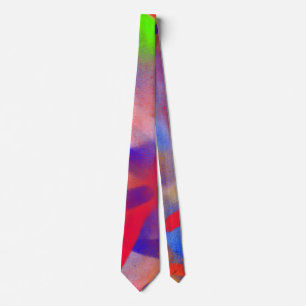 Rainbow Pattern Neck Tie