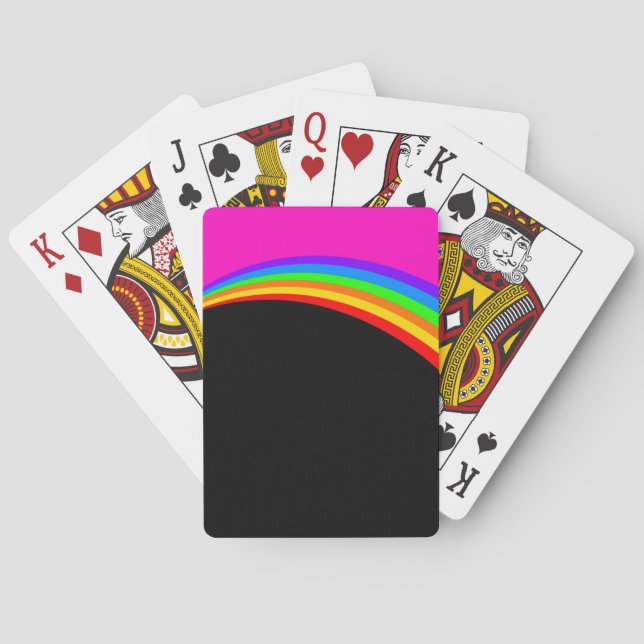 RAINBOW PATTERN POKER CARDS (Back)