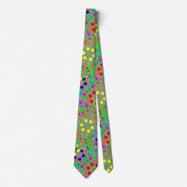 Rainbow Pattern really different  Neck Tie (Front)