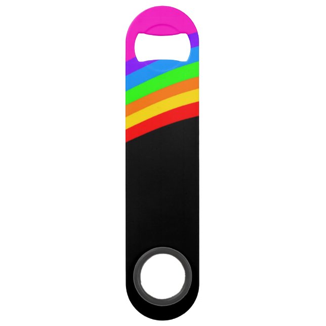 RAINBOW PATTERN SPEED BOTTLE OPENER (Front)