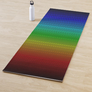 Rainbow Pattern Yoga Mat