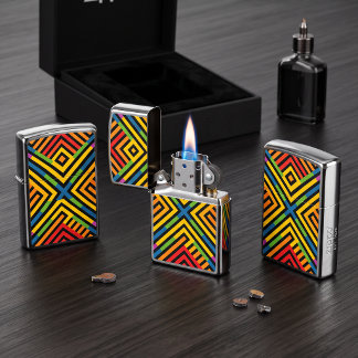 Rainbow Pattern Zippo Lighter