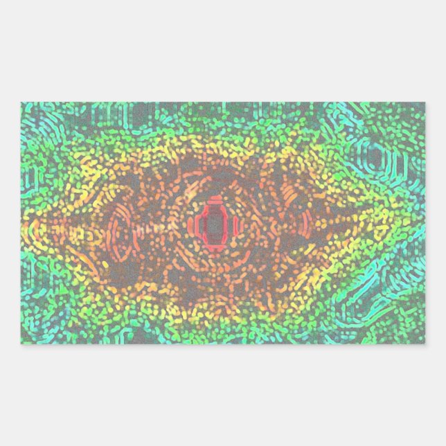 Rainbow Patterned Sticker (Front)