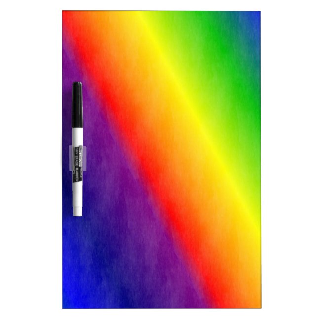 Rainbow Patterns Dry Erase Board (Front)