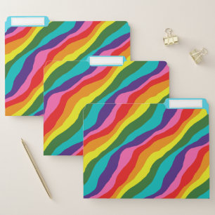 Rainbow Patterns File Folder