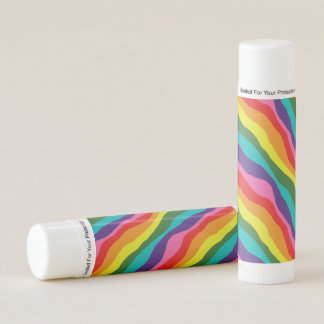 Rainbow Patterns Lip Balm