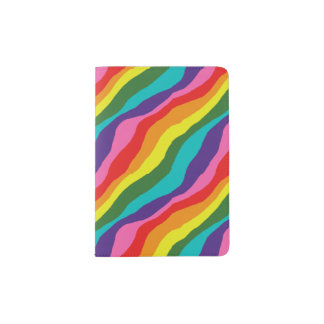 Rainbow Patterns Passport Holder