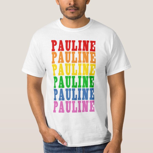 Rainbow Pauline T-Shirt (Front)