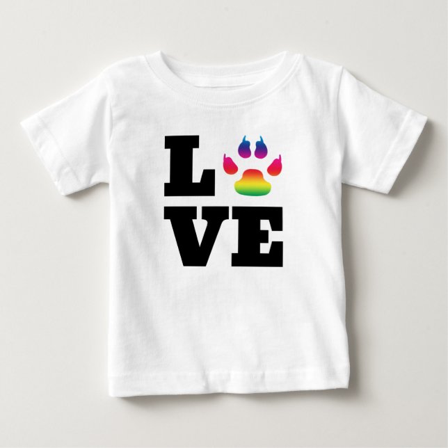 Rainbow paw baby T-Shirt (Front)
