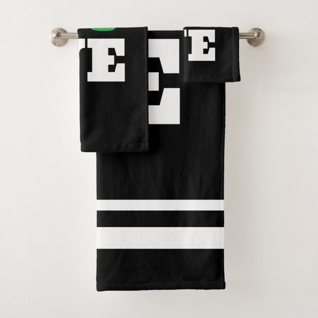 Rainbow paw bath towel set (Insitu)