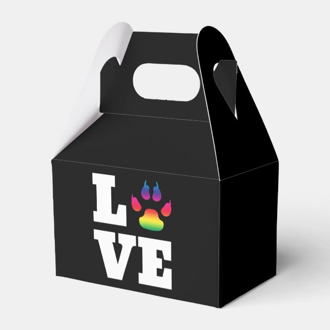 Rainbow paw favor boxes (Back Side)