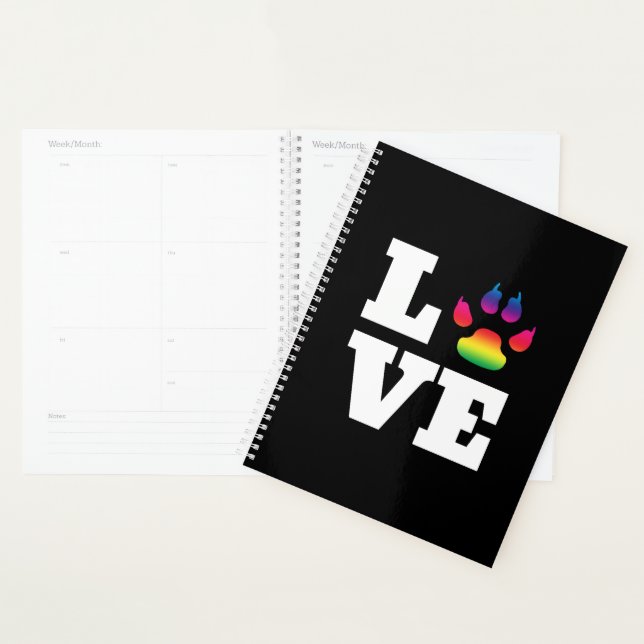 Rainbow paw planner (Display)