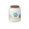 Rainbow Paw Print Dog Treat