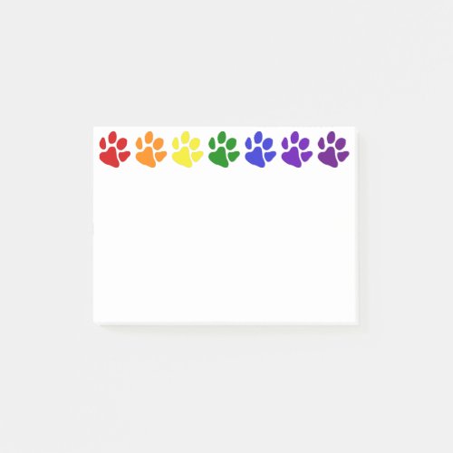 Rainbow Paws Post_it Notes