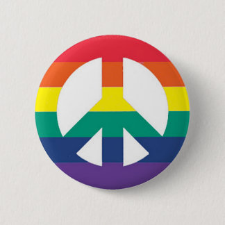 Rainbow Peace Button