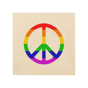 Rainbow Peace Sign
