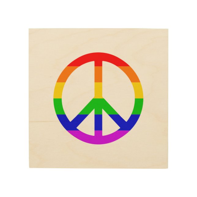 Rainbow Peace Sign (Front)