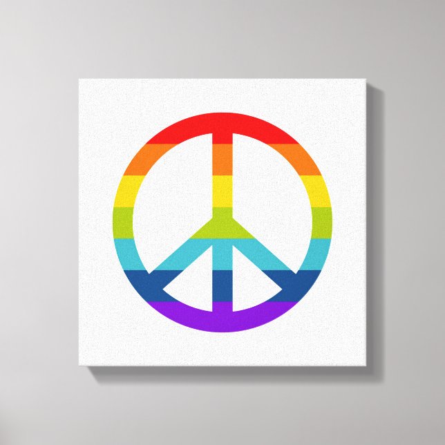 Rainbow Peace Sign (Front)