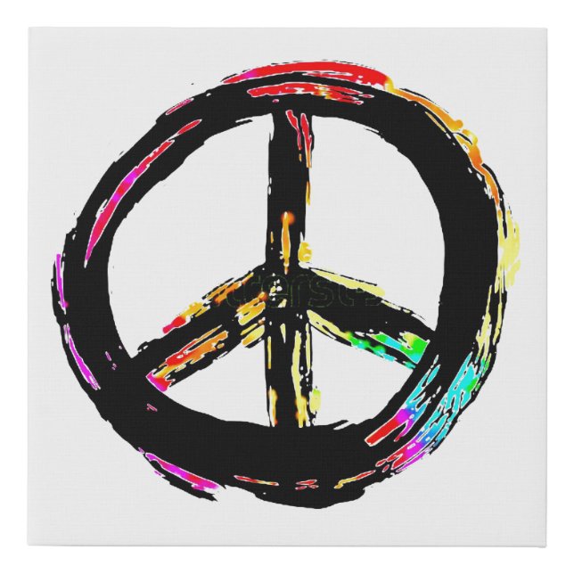 Rainbow Peace Sign (Front)