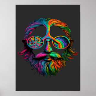 Rainbow Peace Sign , LGBTQ Hippie