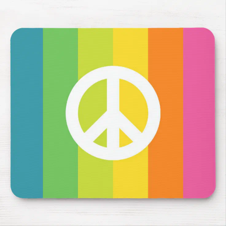 Peace Sign Mouse Pad