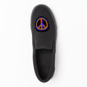 Rainbow Peace Sign Patch (On Shoe Tip)