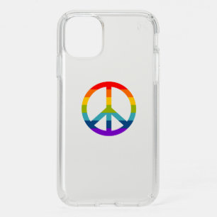 Rainbow Peace Sign Speck iPhone 11 Case
