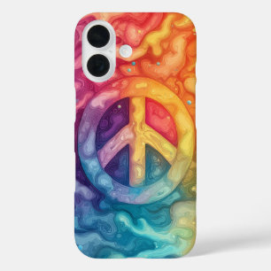 Rainbow Peace Splash Phone Case