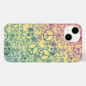 Rainbow Peace Symbol Design Pattern Case-Mate iPhone Case (Back (Horizontal))