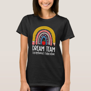 Rainbow Pencil Dream Exceptional Education Team Sp T-Shirt