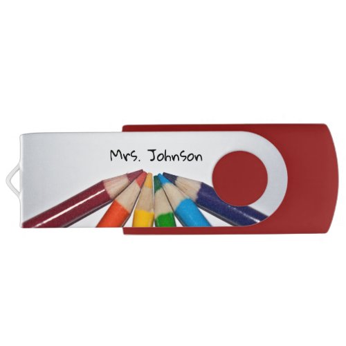 Rainbow Pencils Flash Drive
