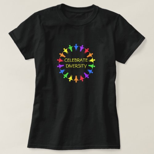 Rainbow People Celebrate Diversity T_Shirt
