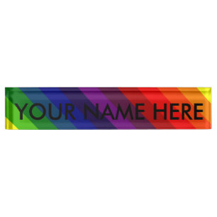 RAINBOW PERFECTION! ~ NAME PLATE