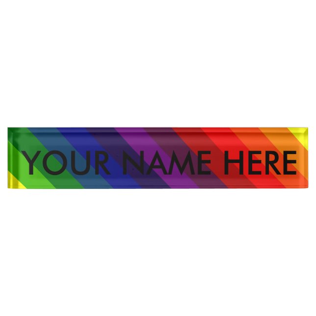 RAINBOW PERFECTION! ~ NAME PLATE (Front)