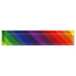 Rainbow Perfection! ~ Name Plate at Zazzle