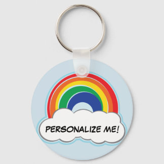 RAINBOW | personalized keychain
