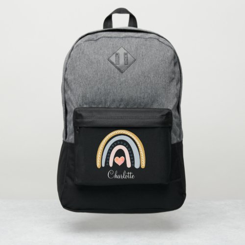 Rainbow Personalized Kids Port Authority Backpack