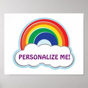 RAINBOW   personalized poster