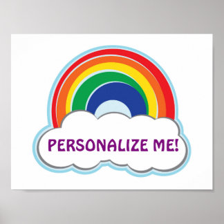 RAINBOW | personalized poster
